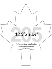 Canadian Maple Leaf Shape