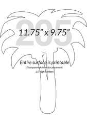 Palm Tree shape