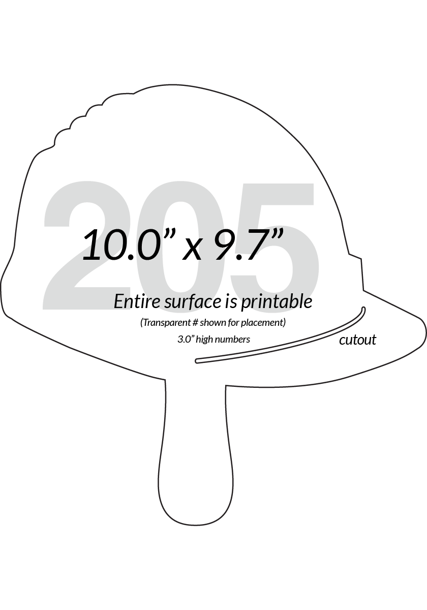 Construction Hat Printables